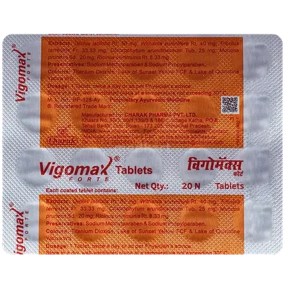vigomax forte tablet 20's